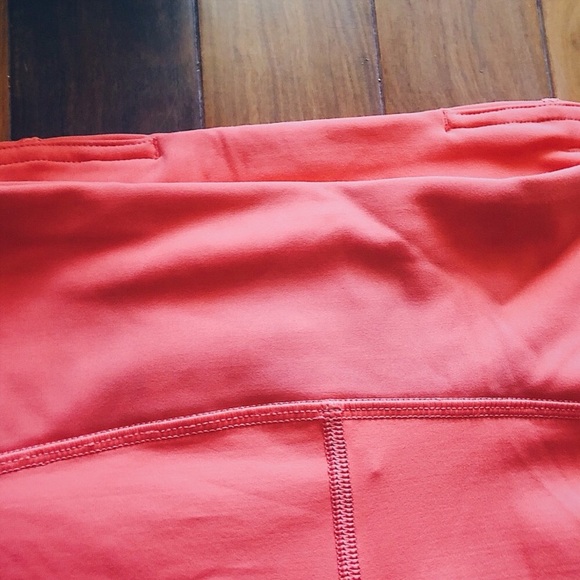 Lululemon Sun Runner Crop Mesh Cape Orange 17” - Picture 6 of 7